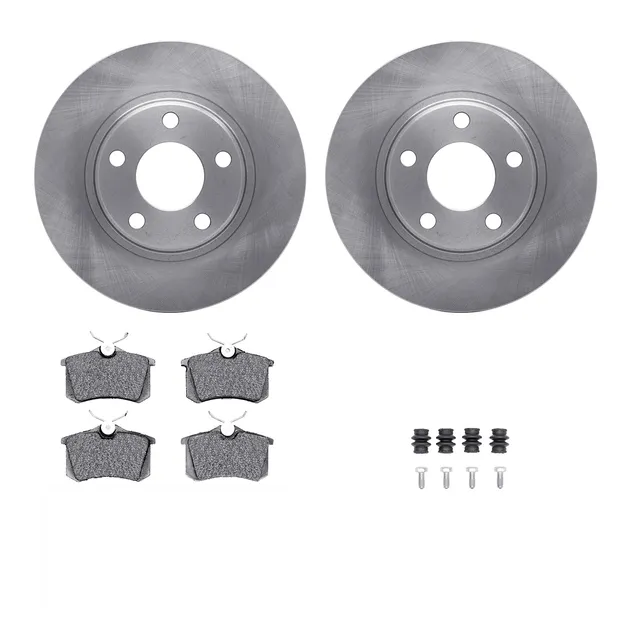 R1 Concepts WFWH1-74032 E- Line Series Brake Rotor W/ Ceramic Brake Pads & Hdw
